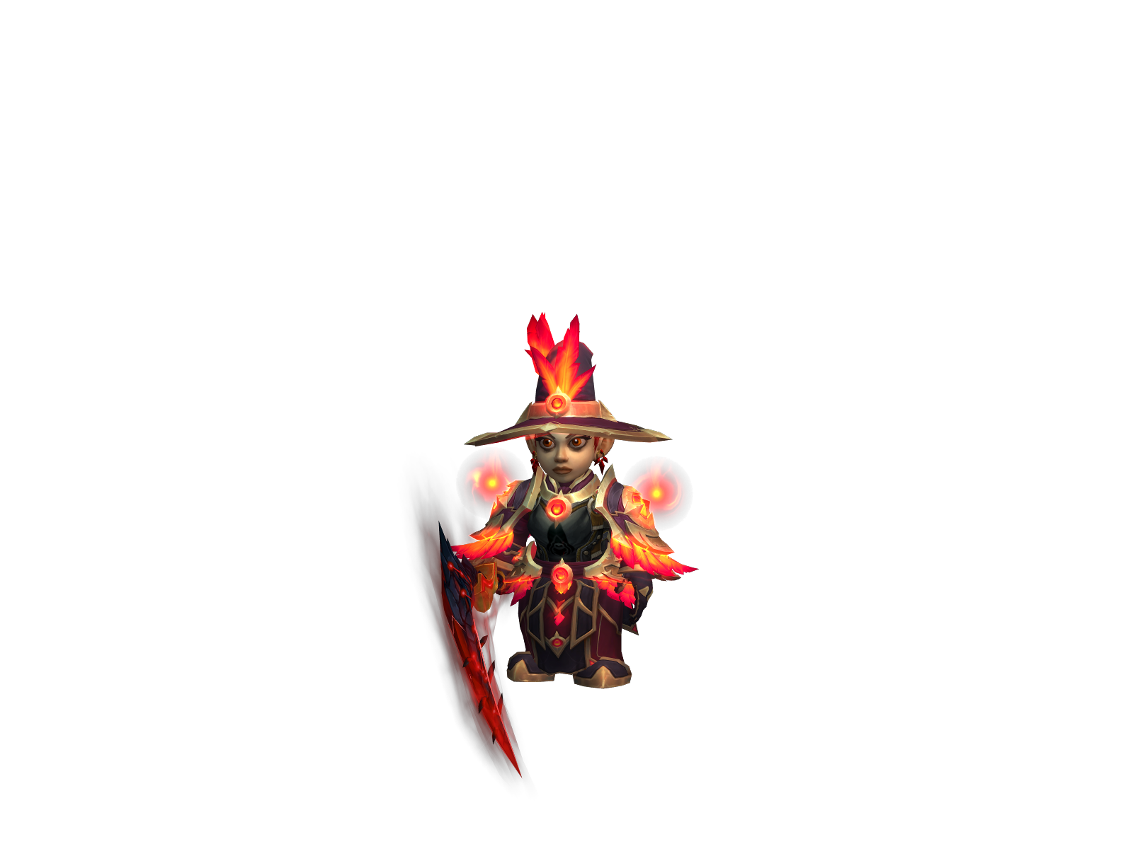Fridgette 3D character render