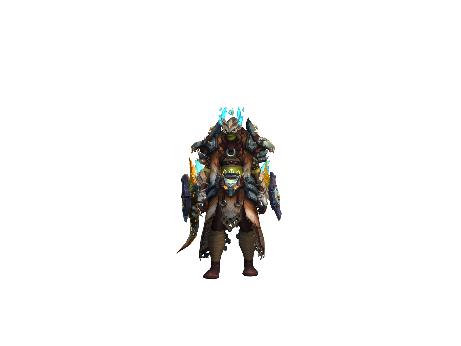 Papasham 3D character render