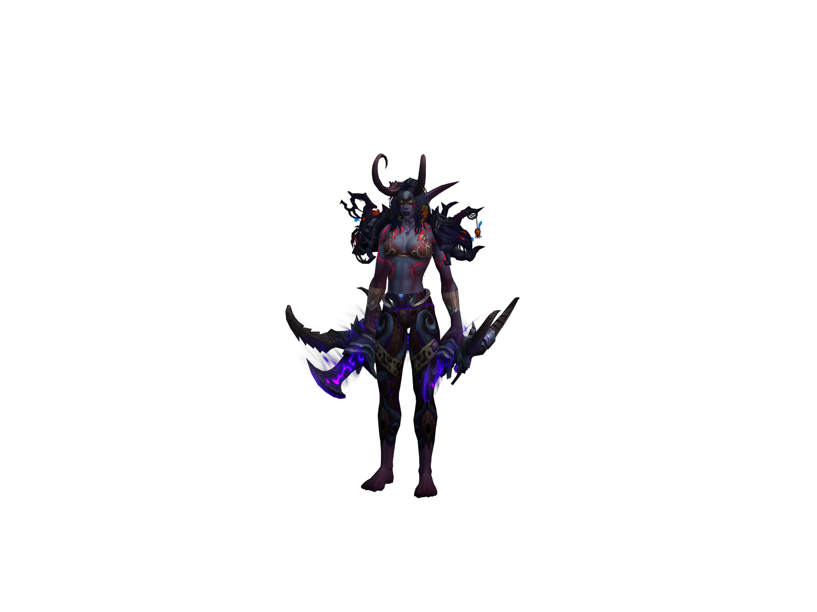 Undone 3D character render