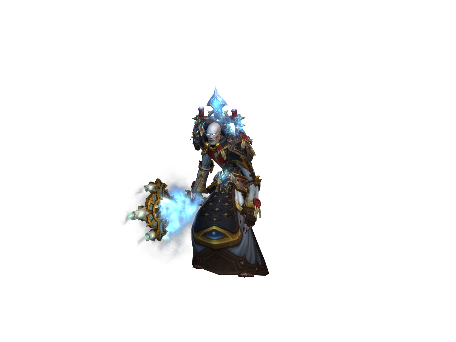 Battlepope 3D character render