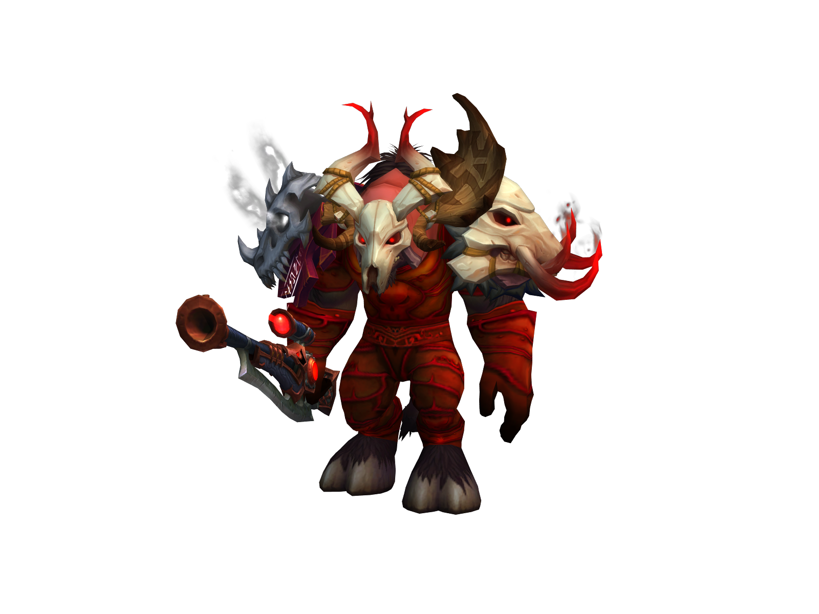 Mistrbull 3D character render