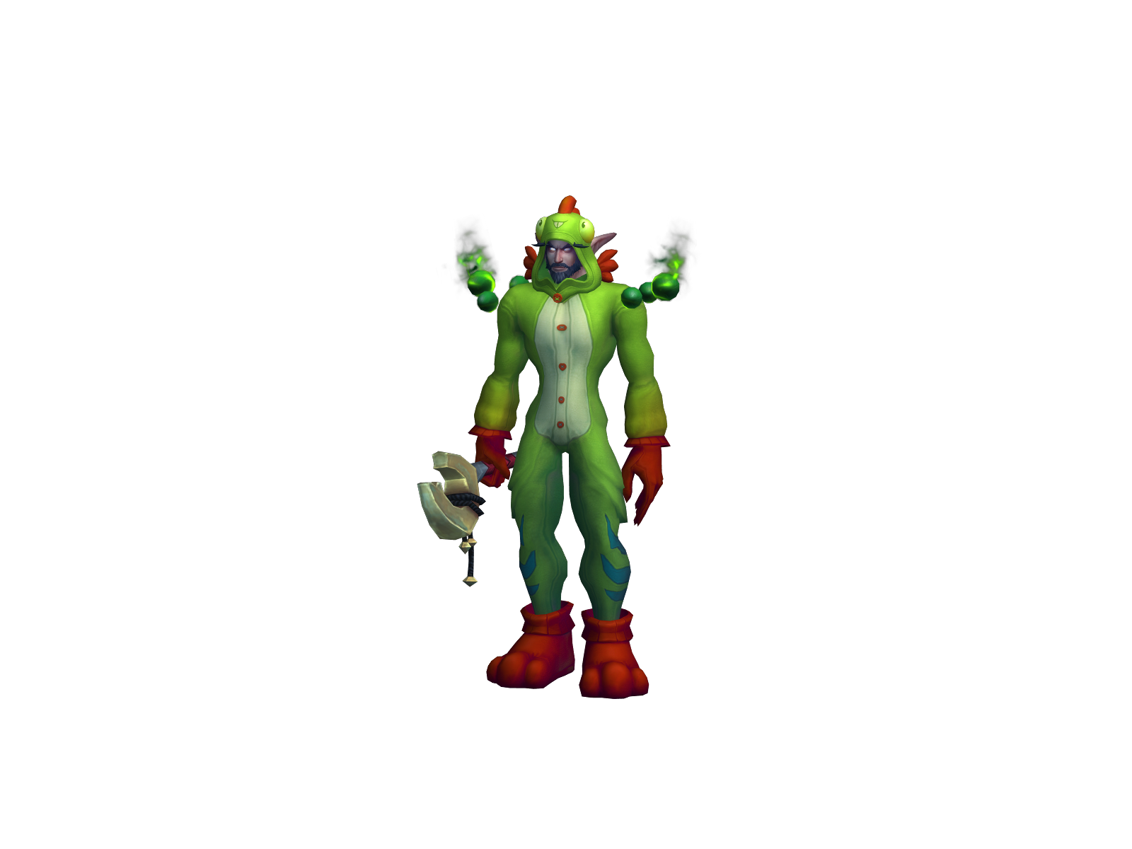 North 3D character render