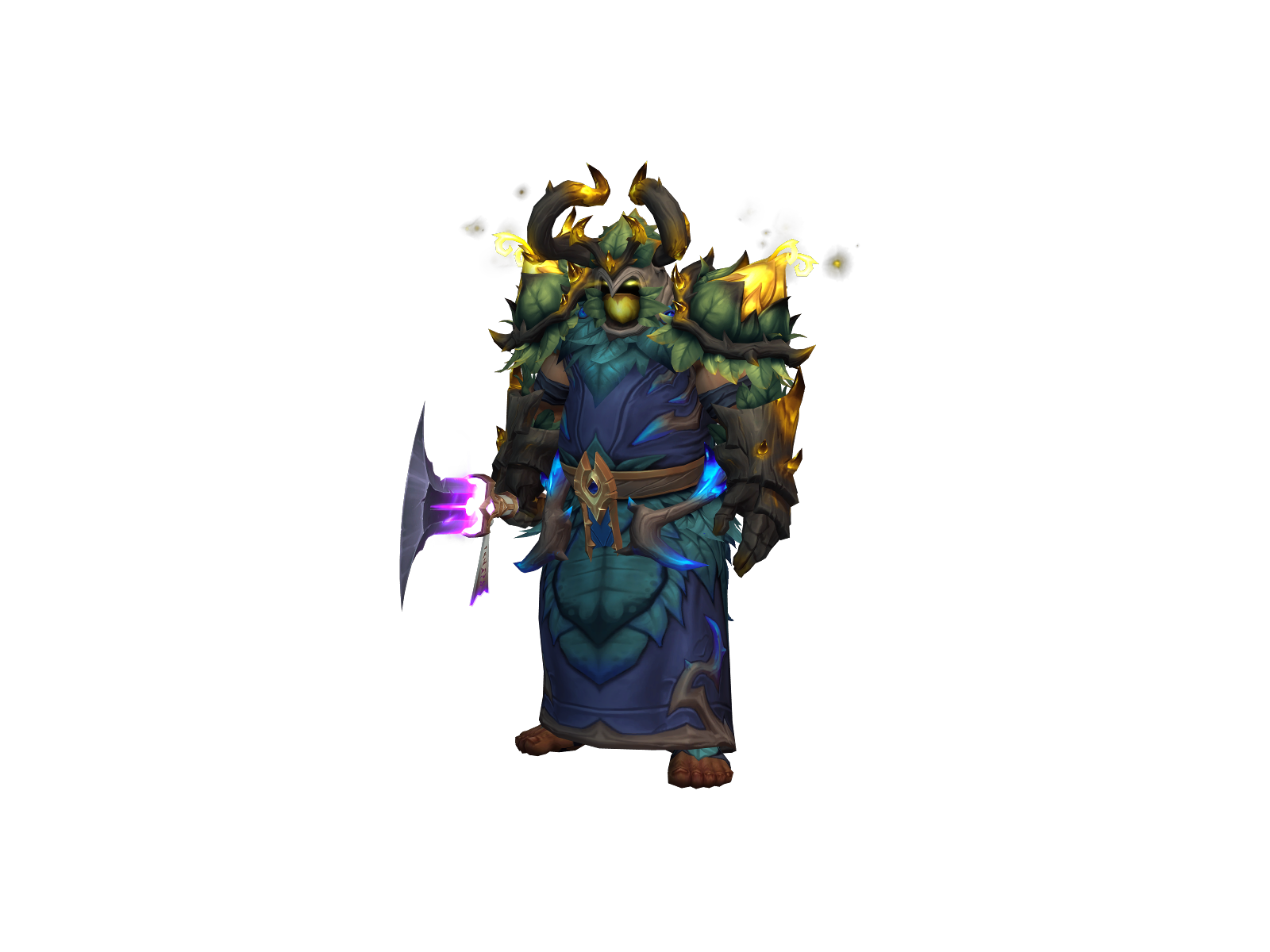 Aplumbis 3D character render
