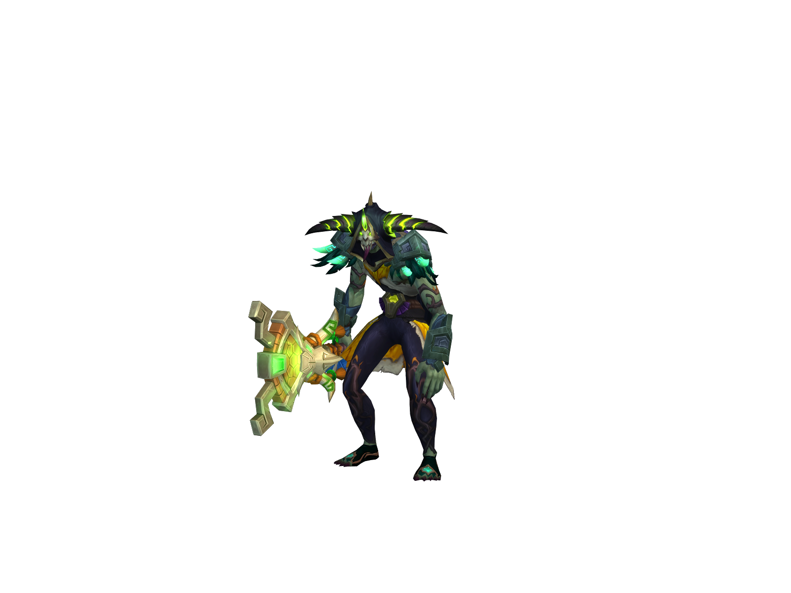 Diuli 3D character render
