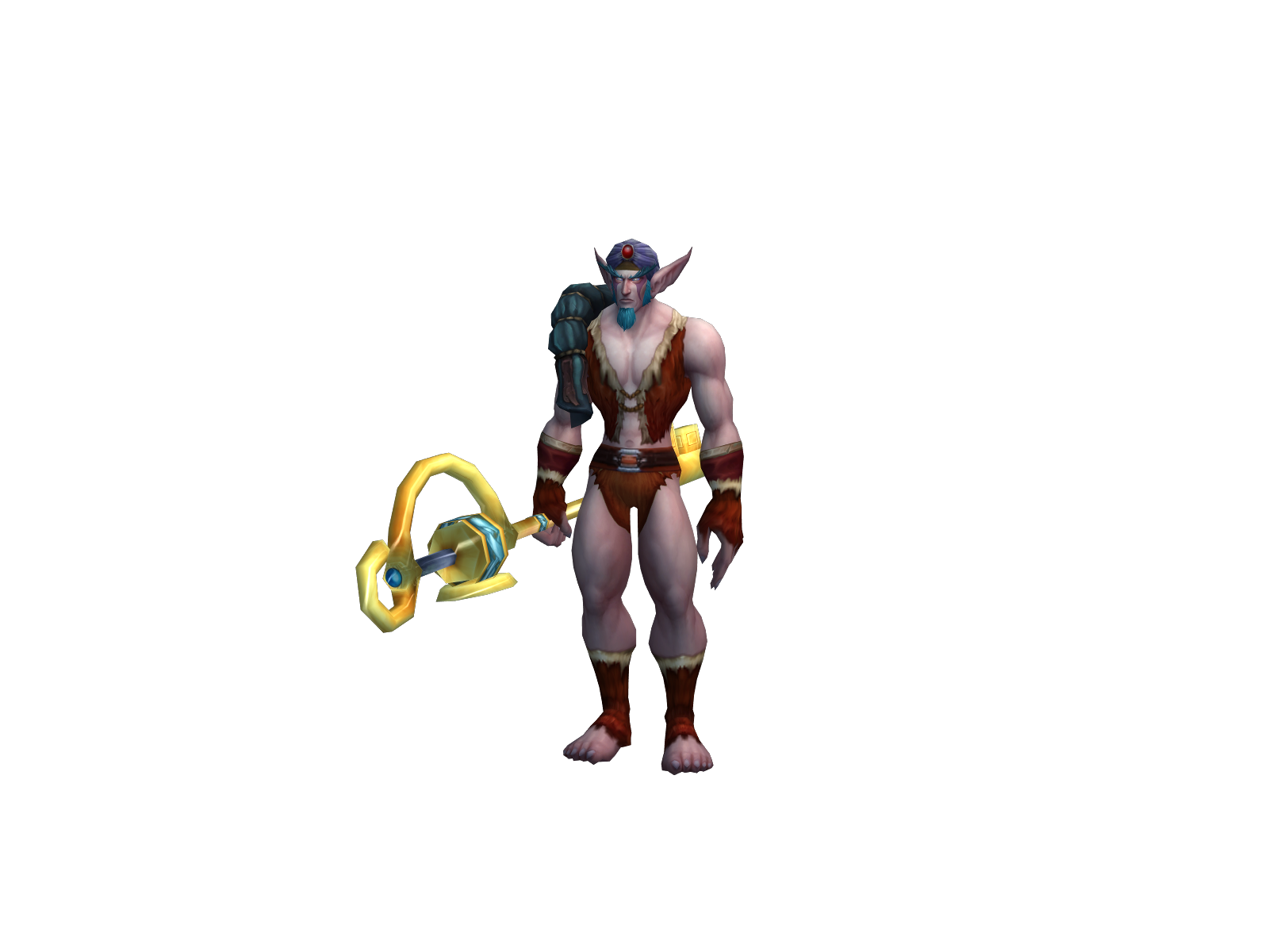 Calmguzzler 3D character render