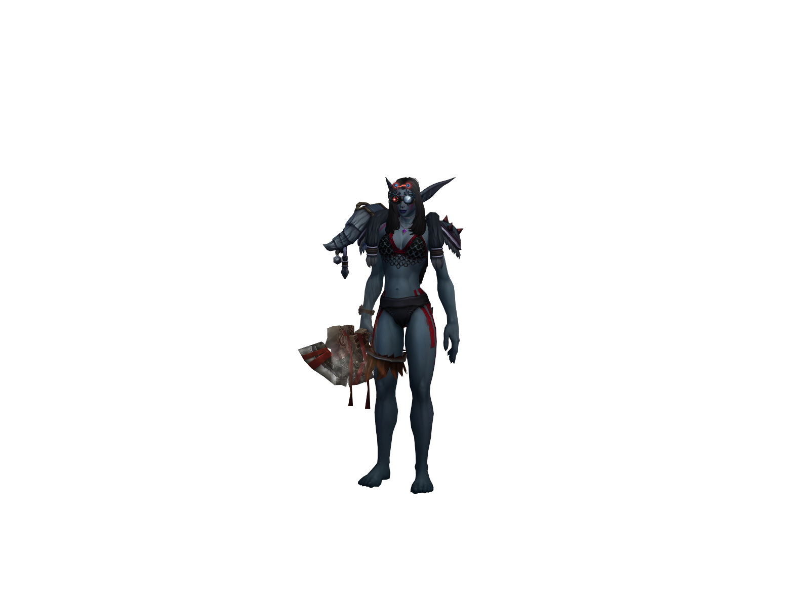 Sadcat 3D character render