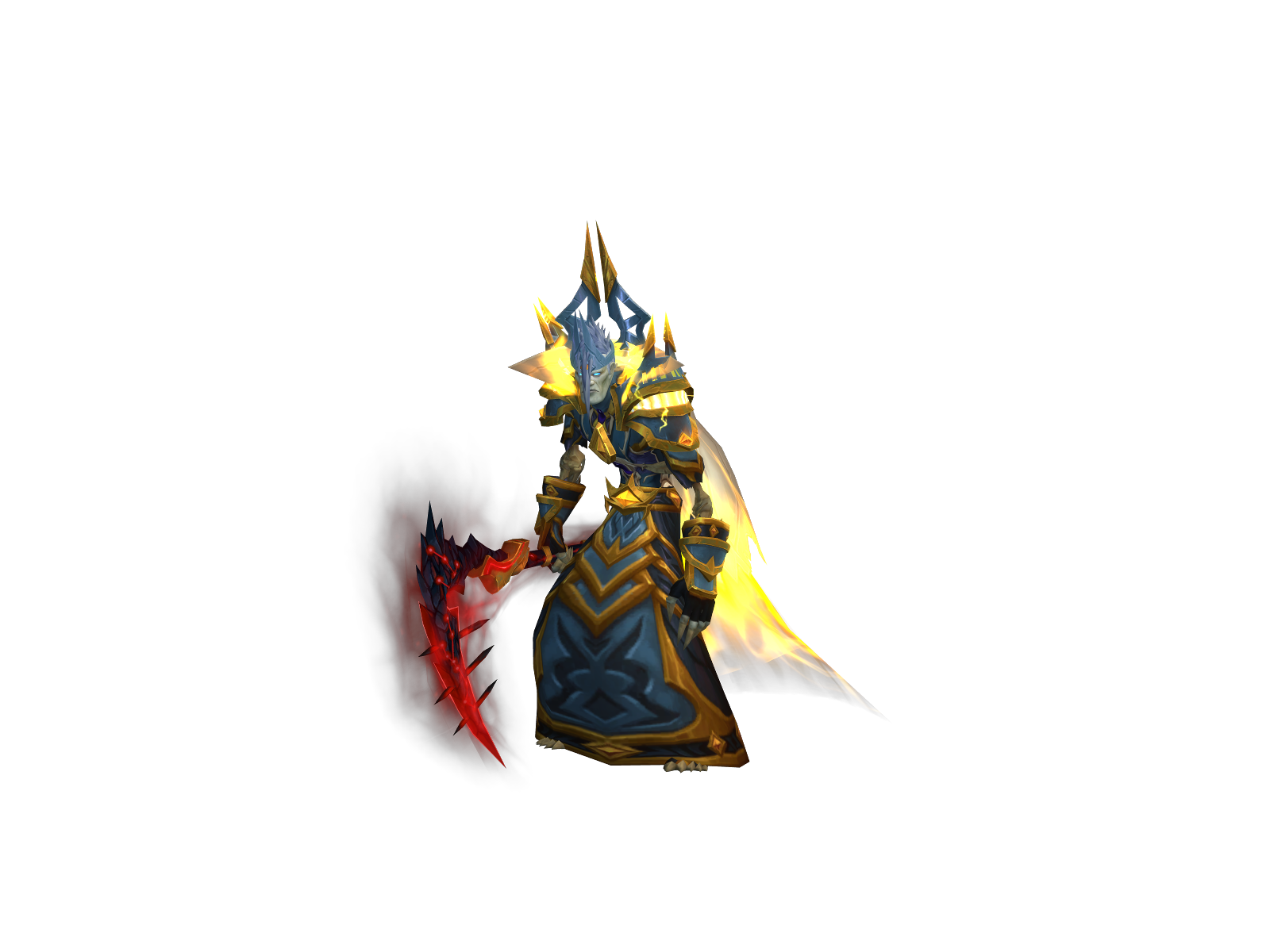 Pyromancer 3D character render