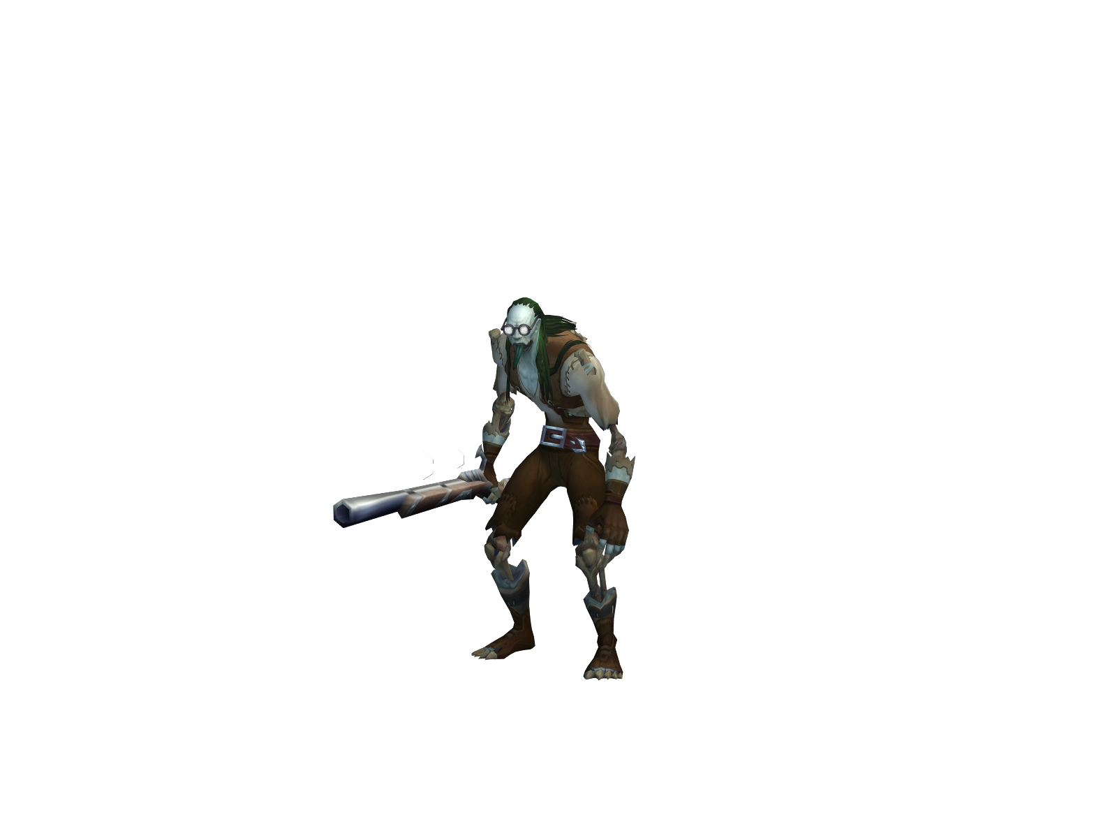 Fishop 3D character render