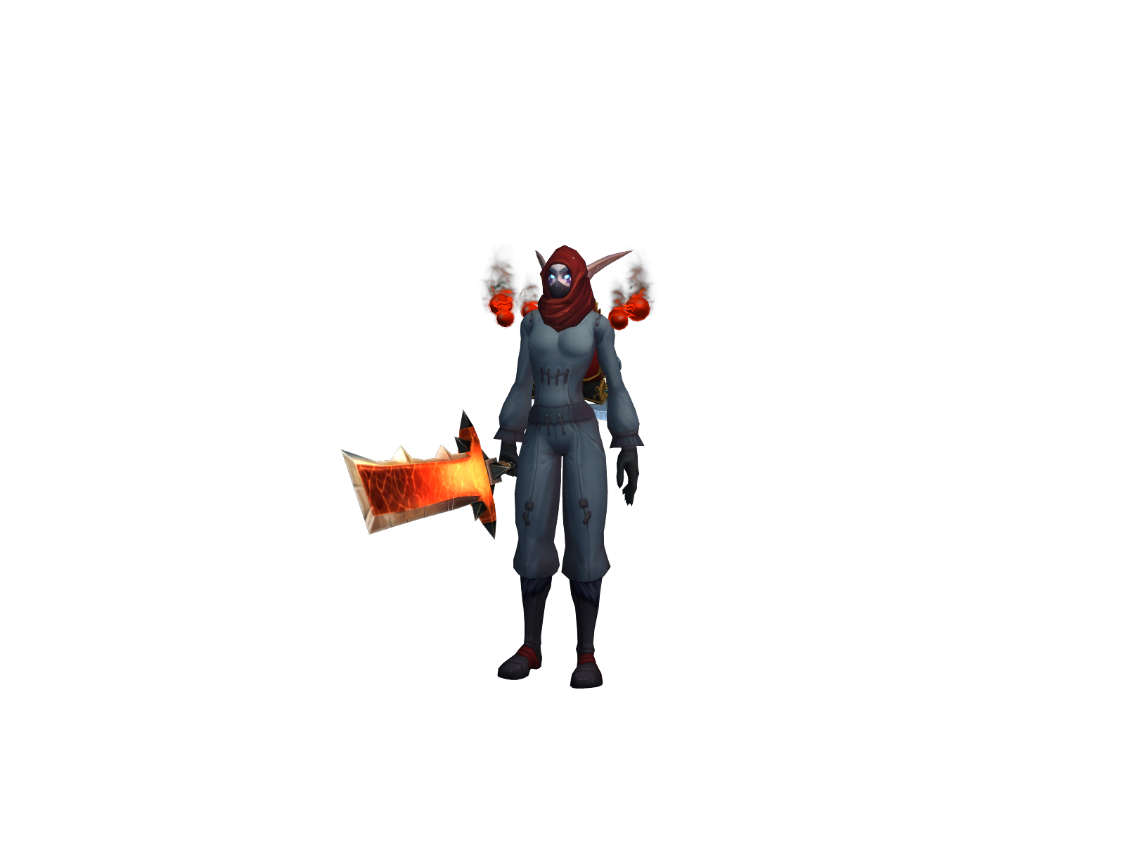 Tombz 3D character render