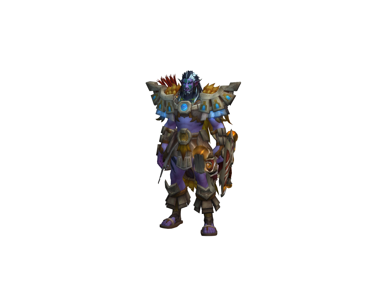 Dretluz 3D character render