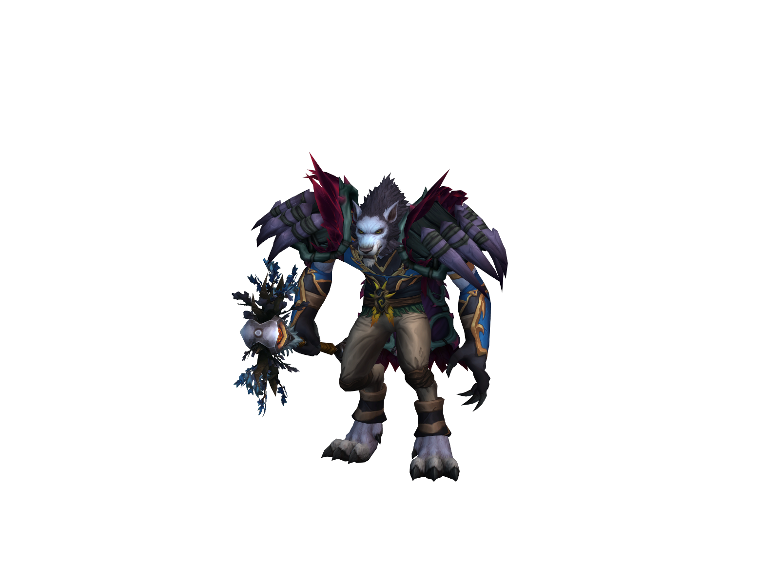 Griff 3D character render