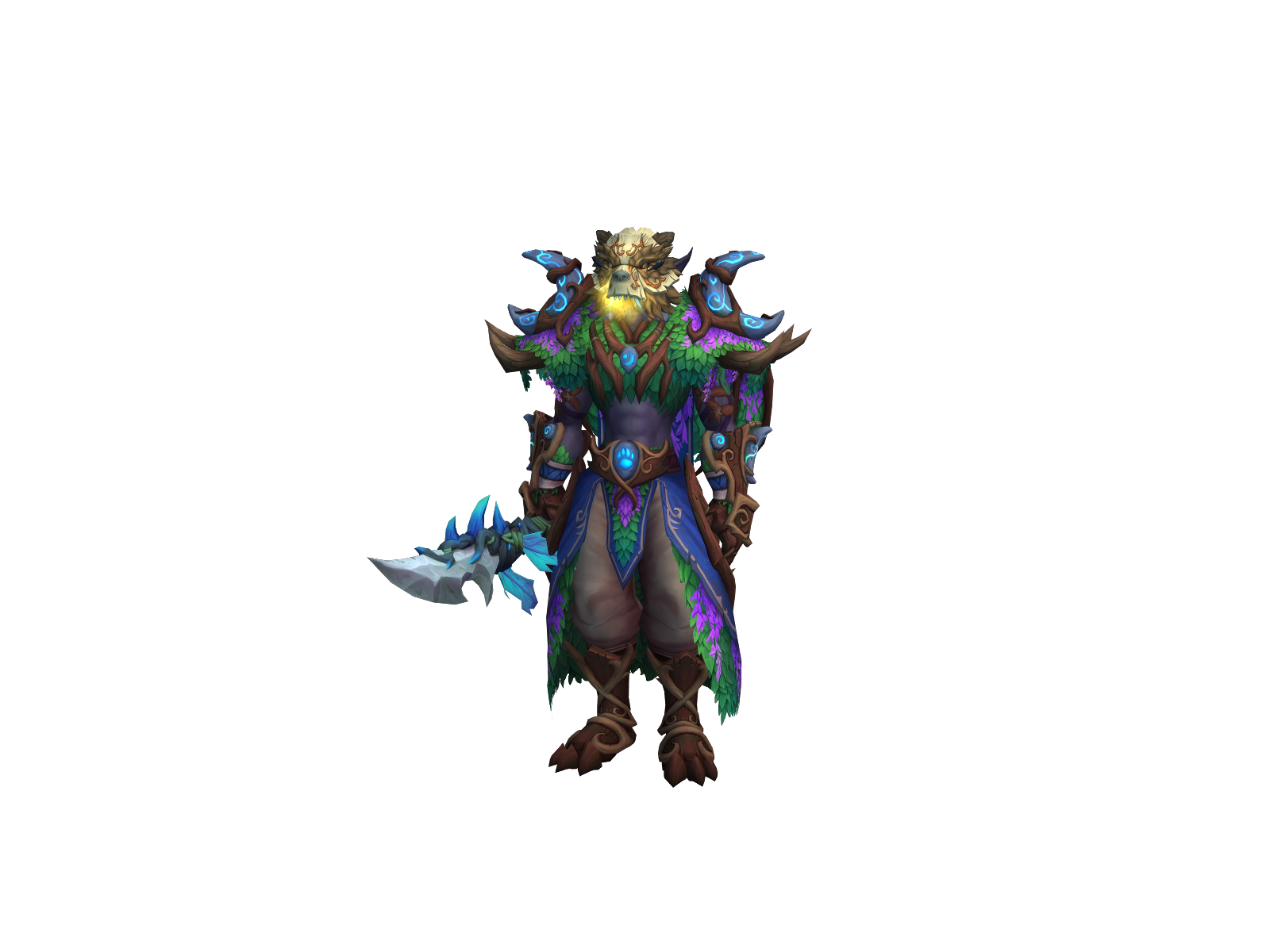 Kodiak 3D character render