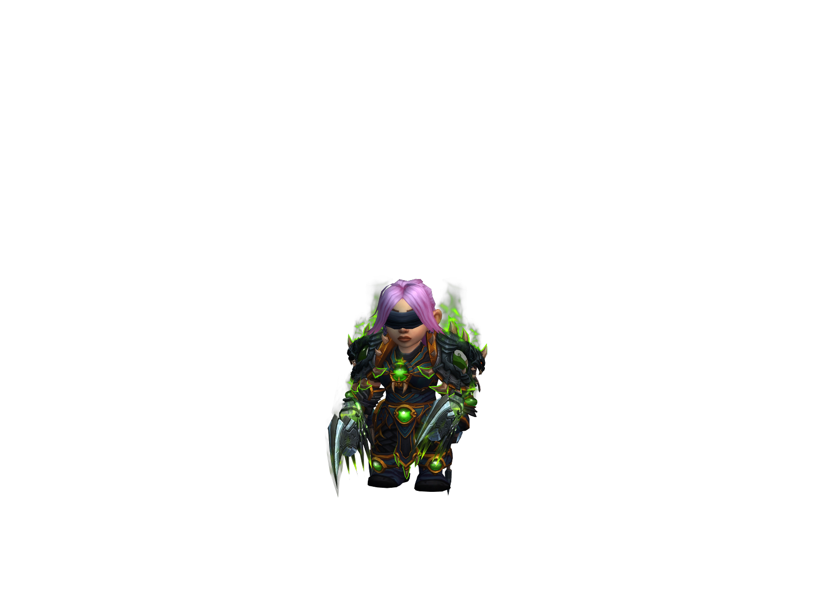 Spiky 3D character render