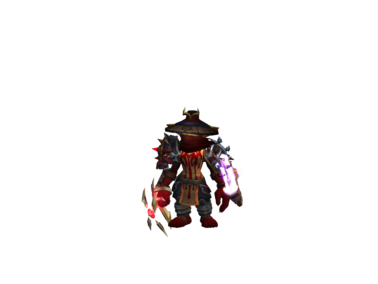 Prong 3D character render
