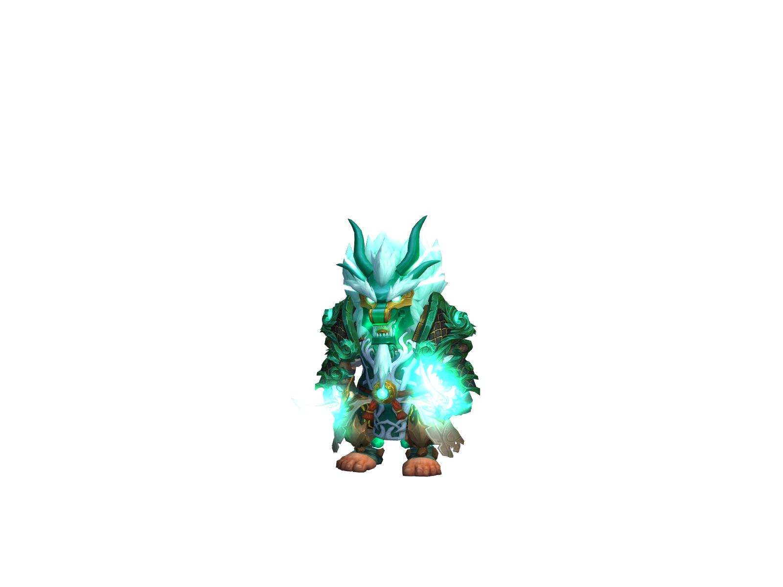 Glanks 3D character render