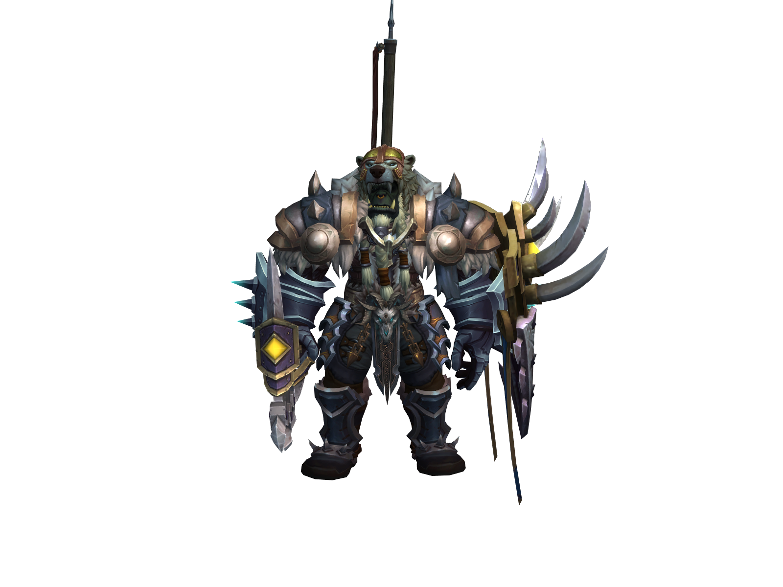 Noghalote 3D character render