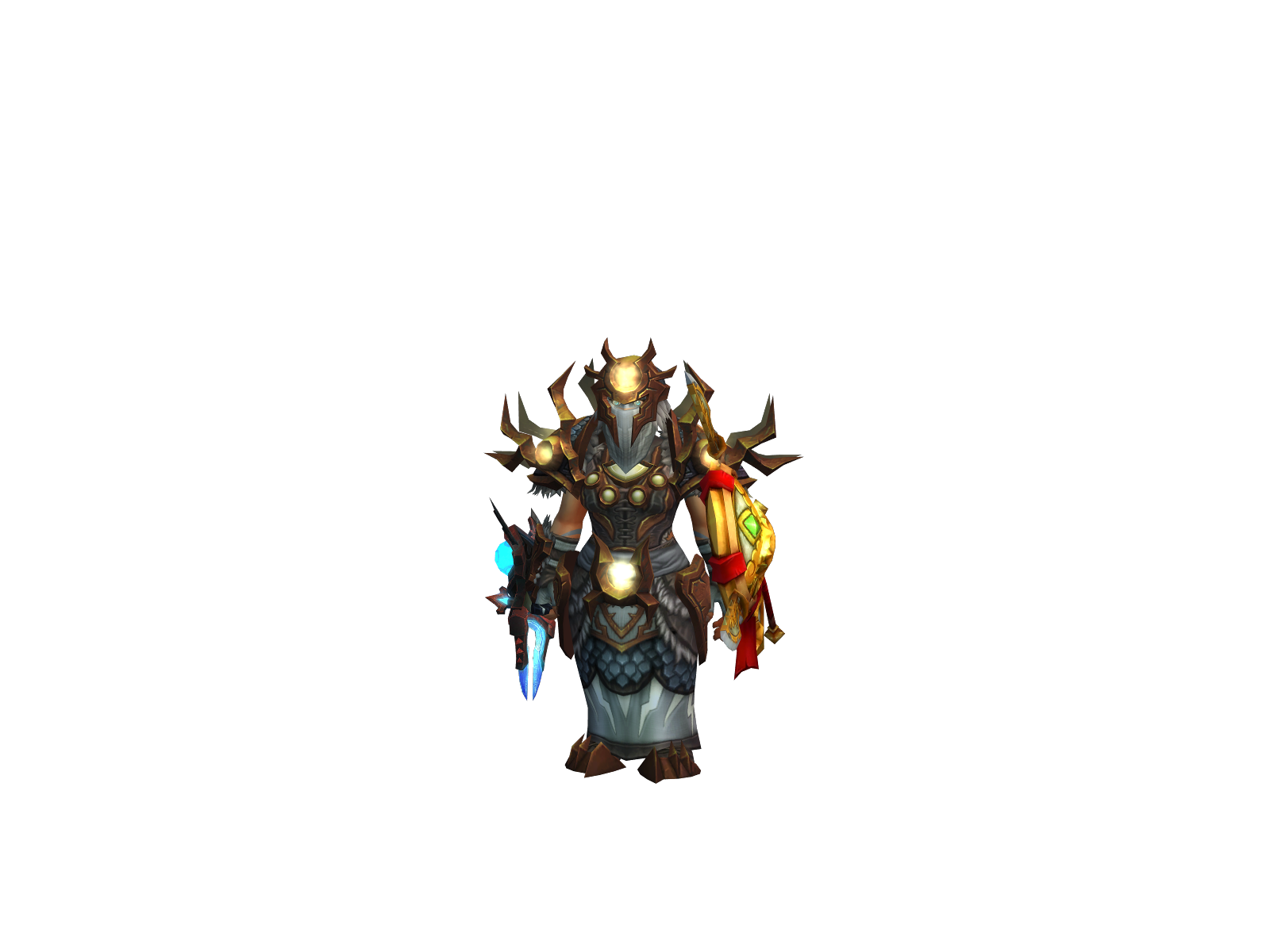Luña 3D character render