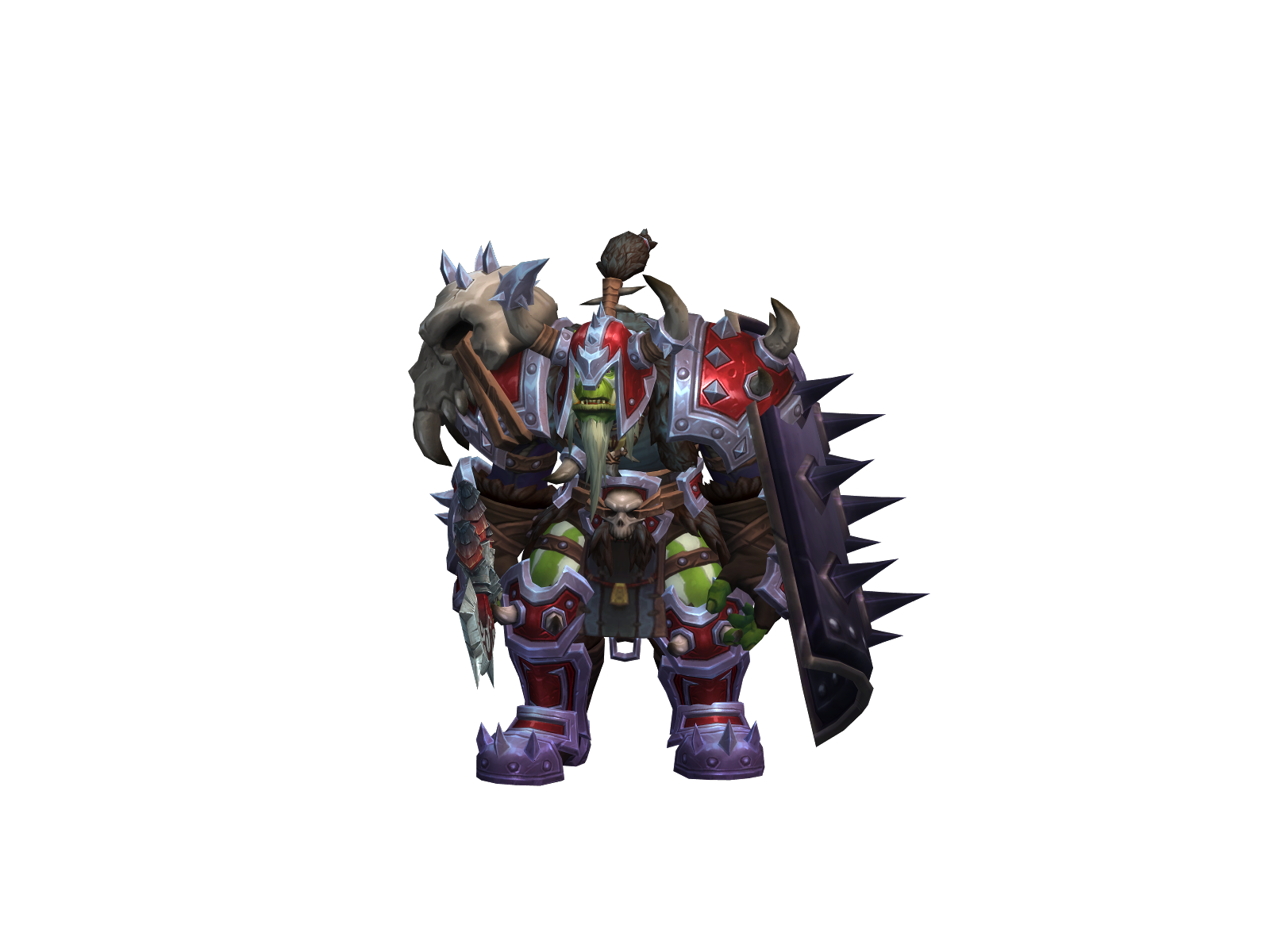 Shamreb 3D character render