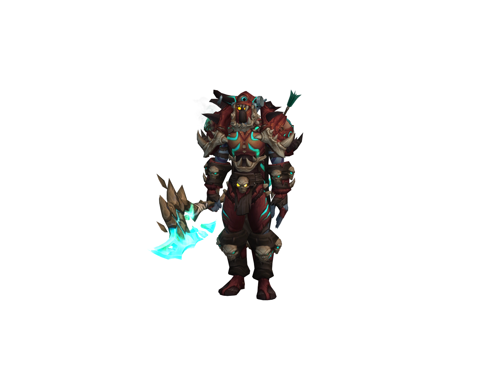Wraeth 3D character render