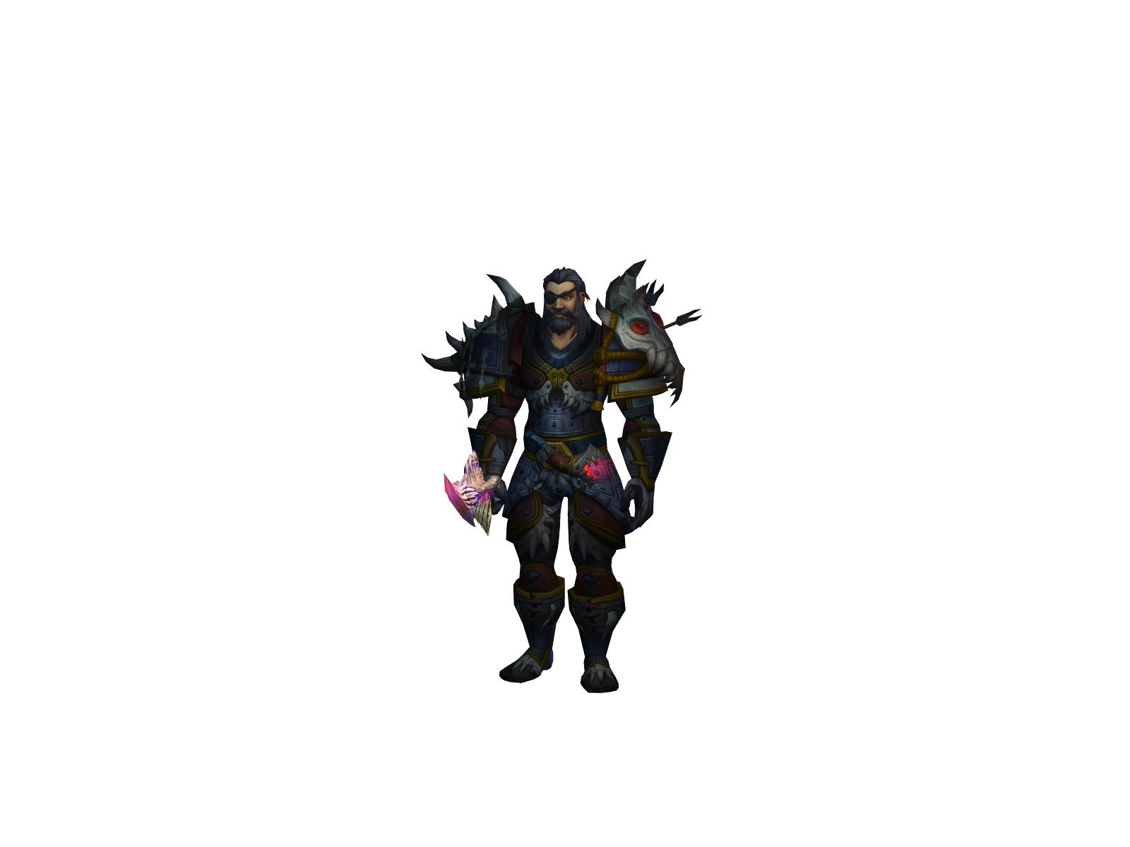 Barboza 3D character render