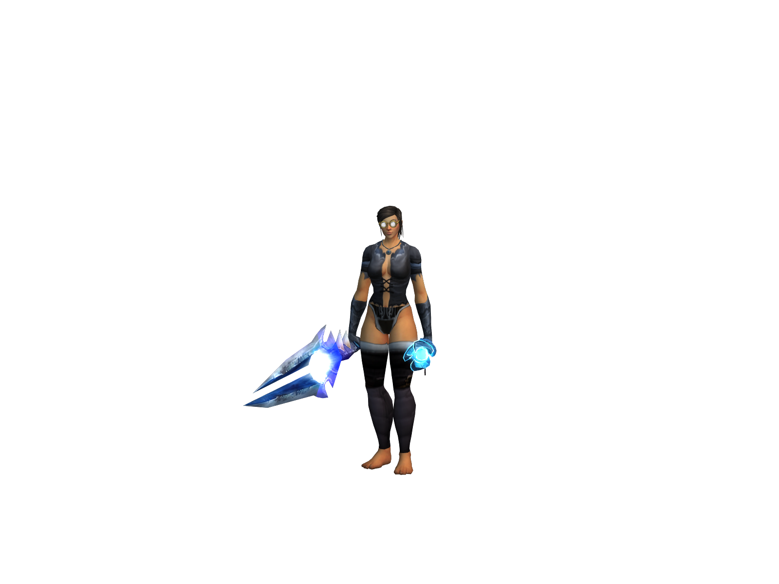 Legg 3D character render