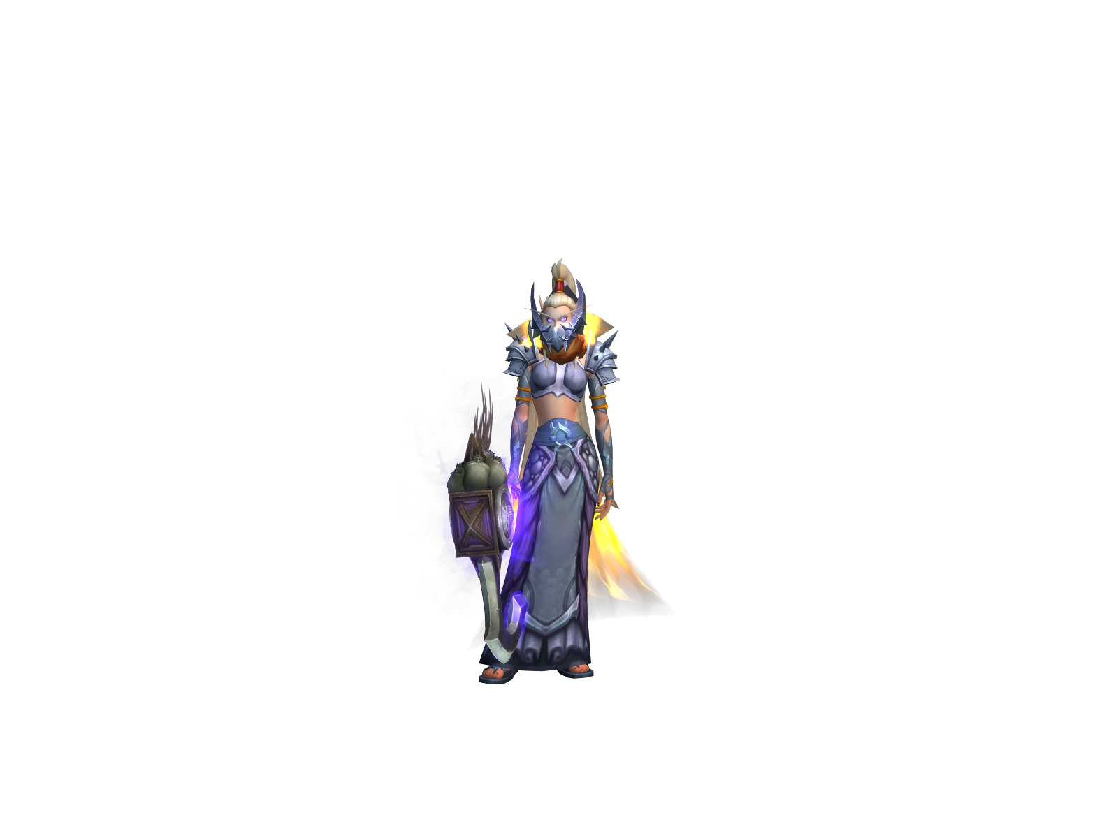 Lâdylôck 3D character render
