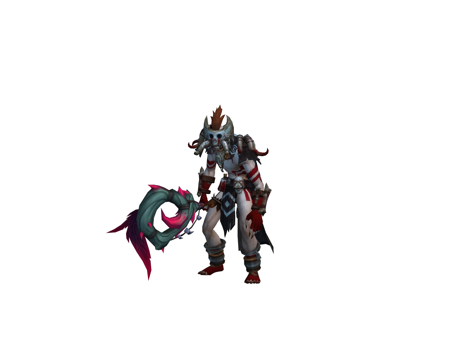 Bayaga 3D character render