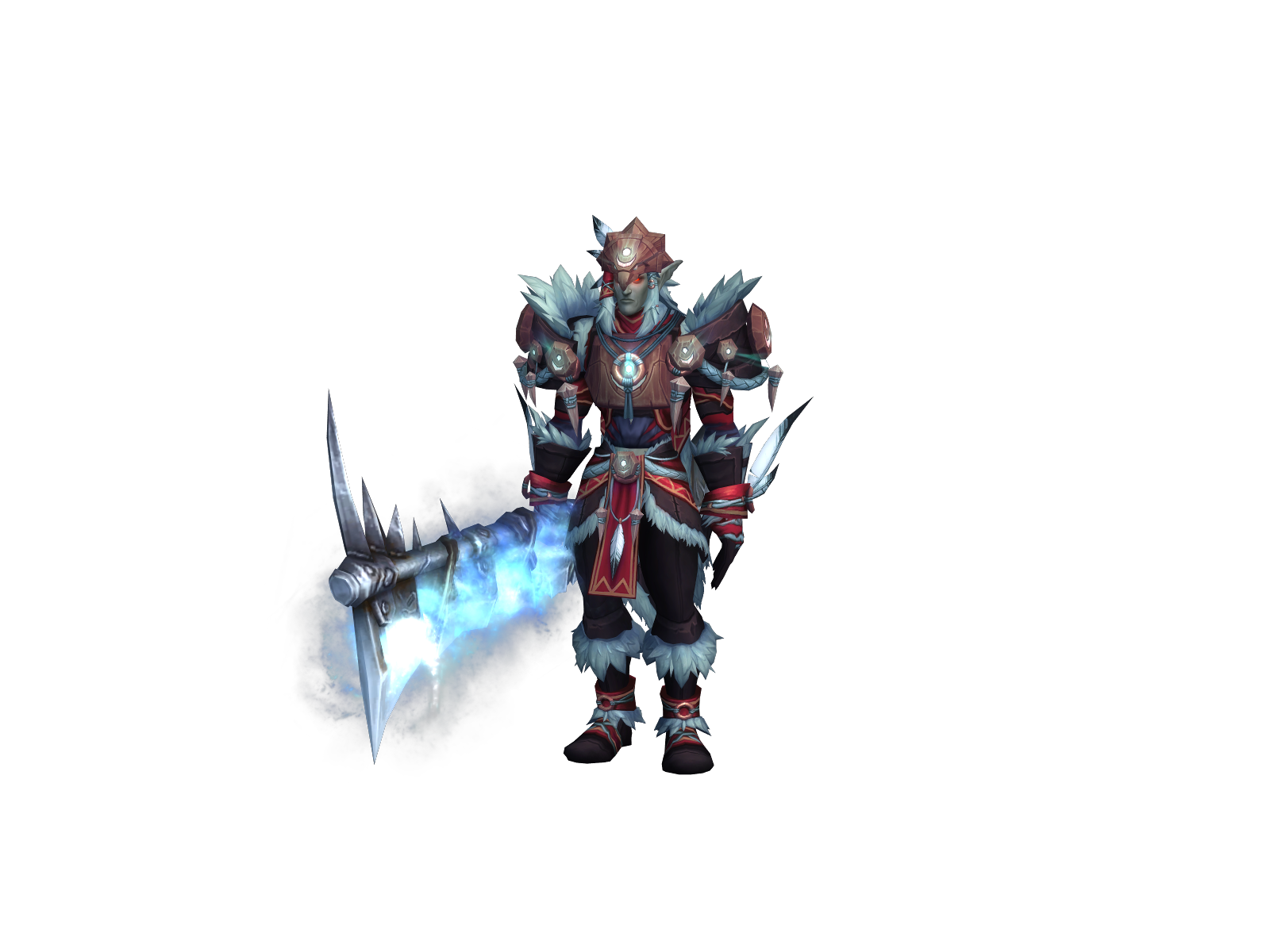 Schrillfang 3D character render