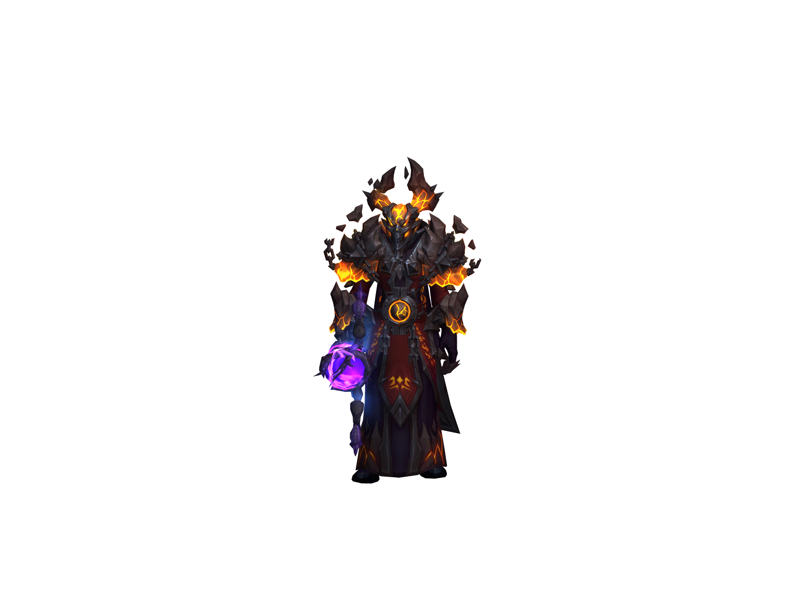 Sacred 3D character render