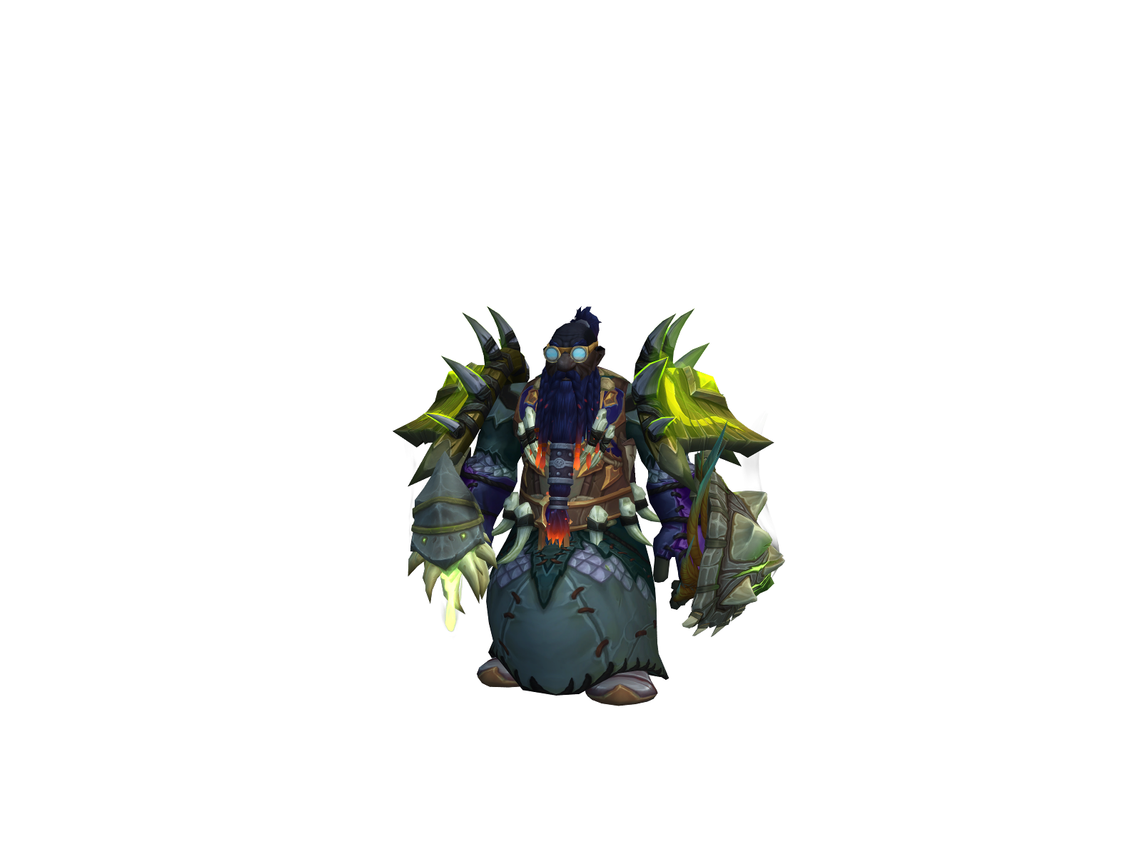 Sham 3D character render