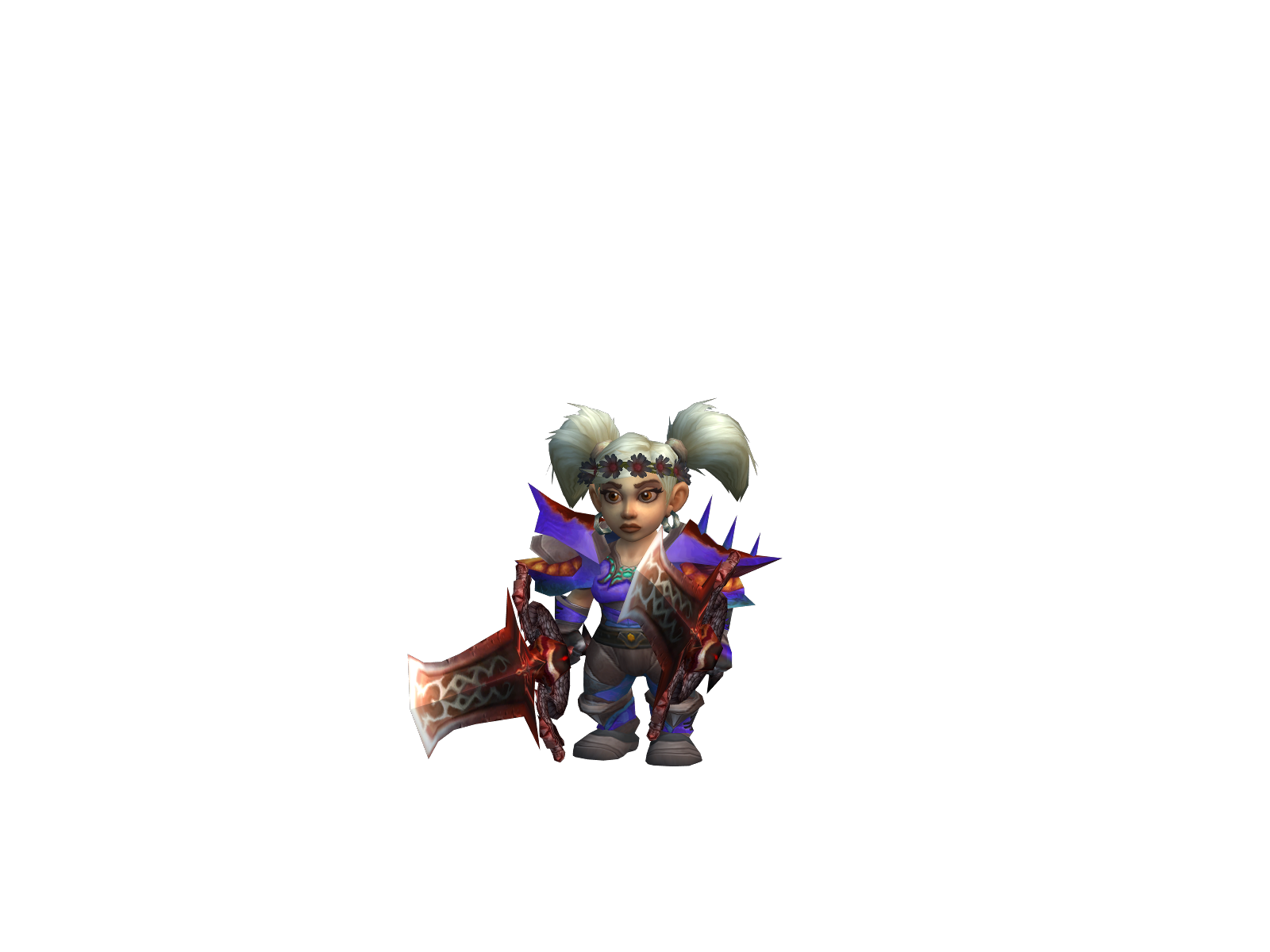 Washedup 3D character render