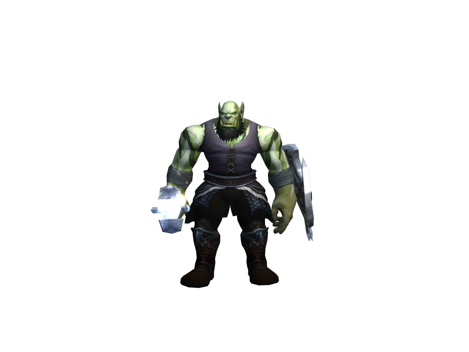 Shkraw 3D character render