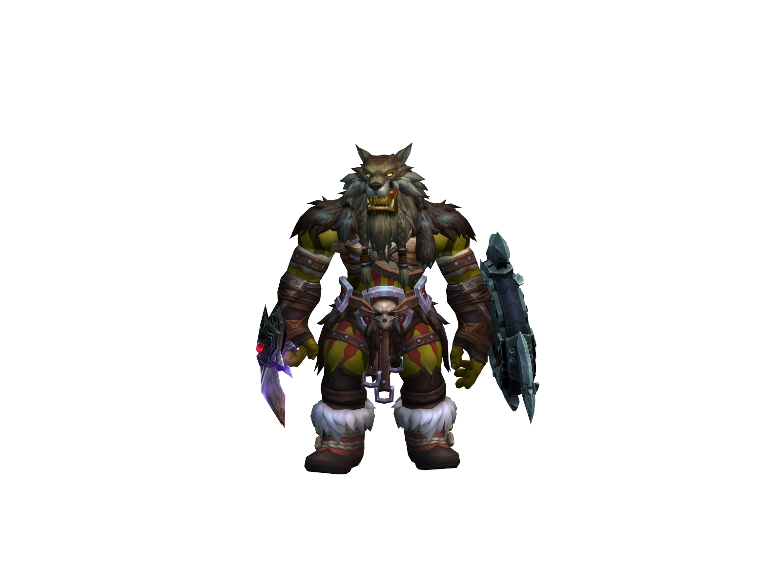 Baerok 3D character render