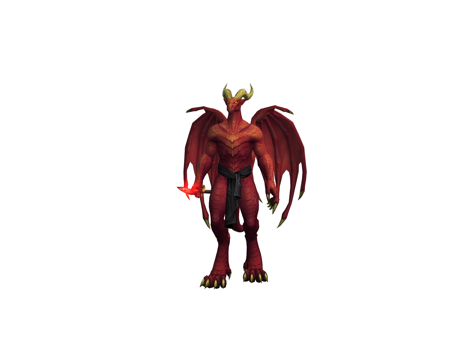 Ördög 3D character render
