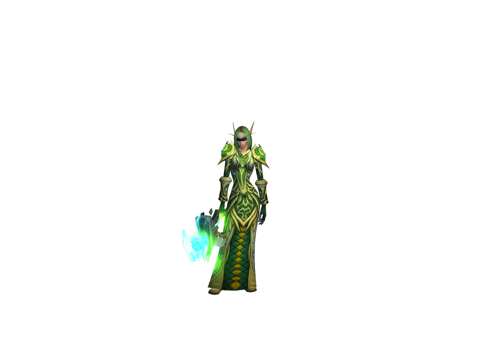 Exiledmonk 3D character render