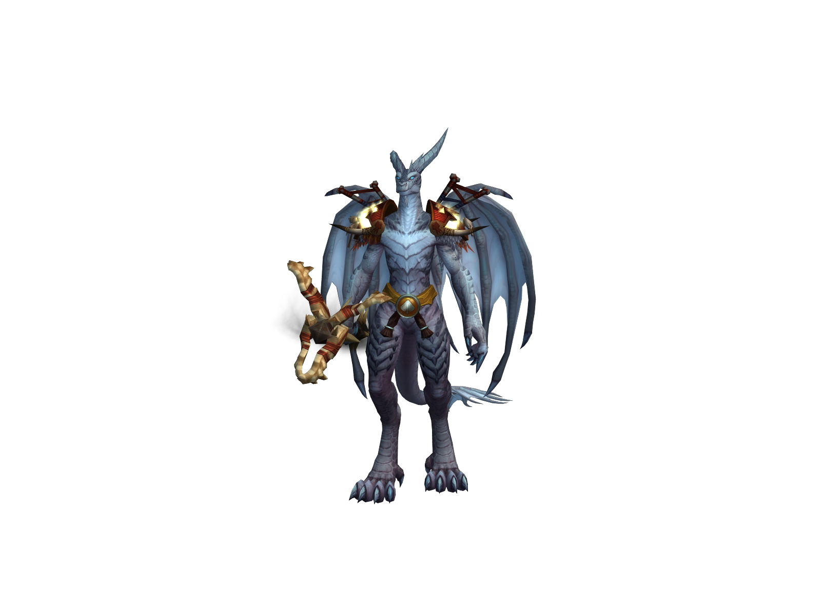 Cruxdino 3D character render