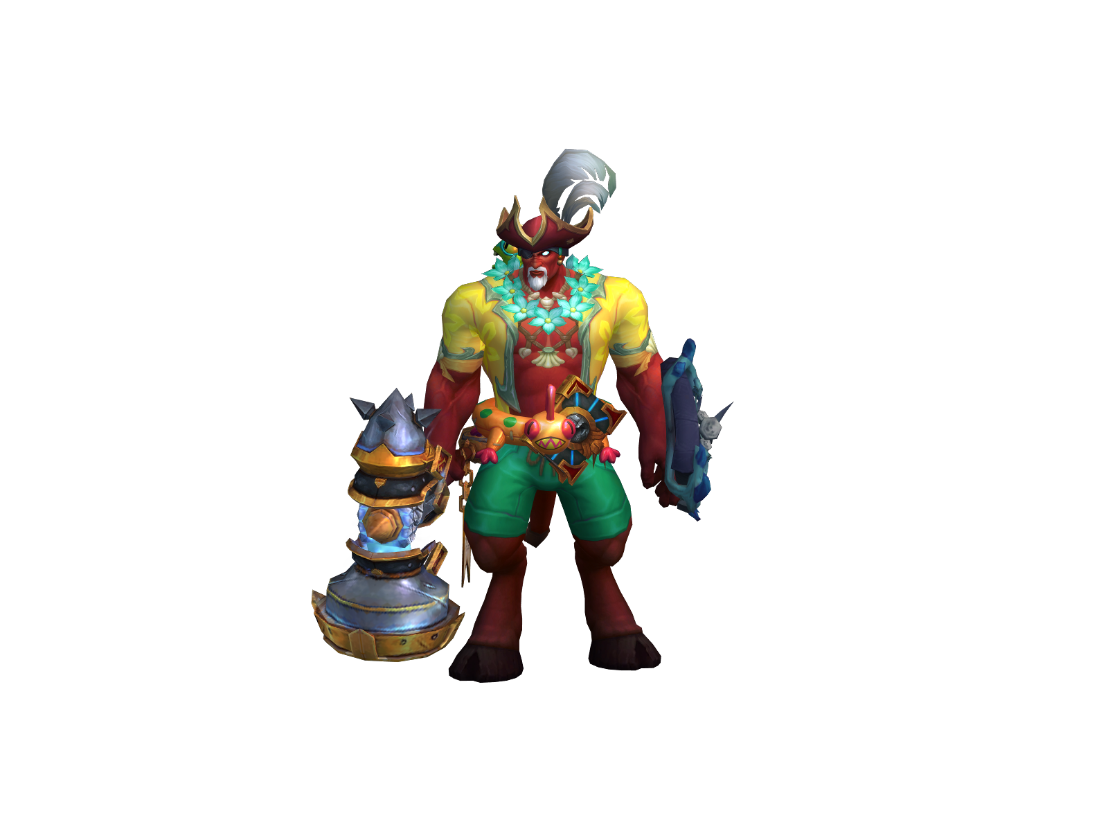 Bootybreath 3D character render