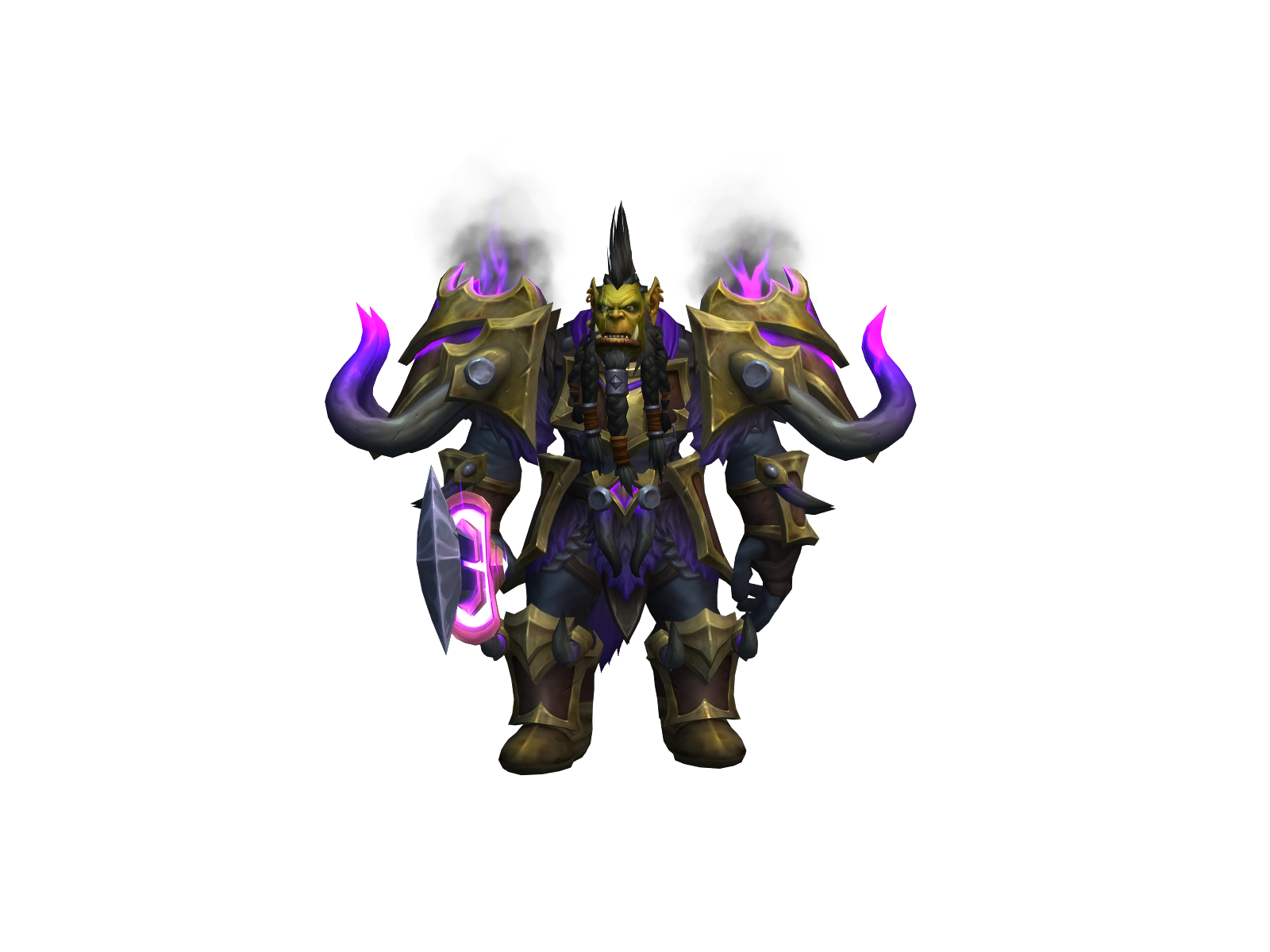 Slaygrim 3D character render