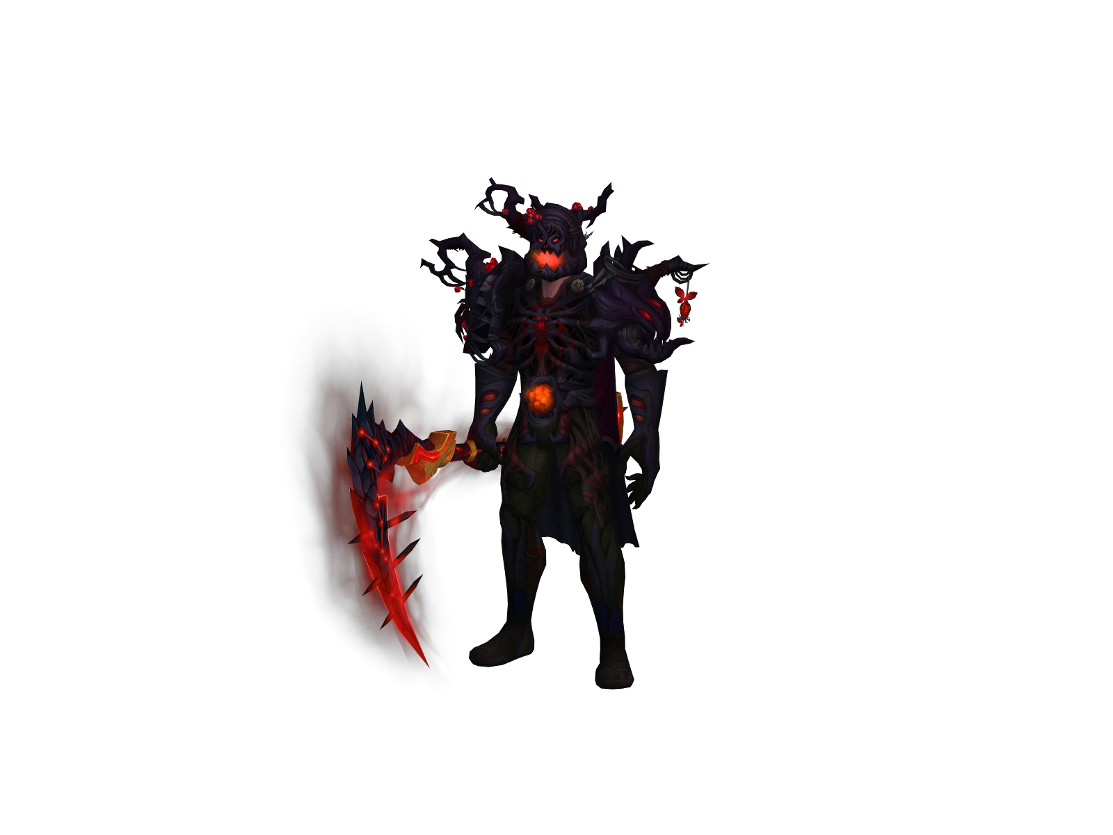 Mesowthorny 3D character render