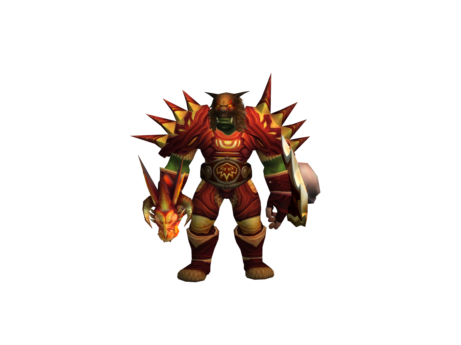 Apeman 3D character render