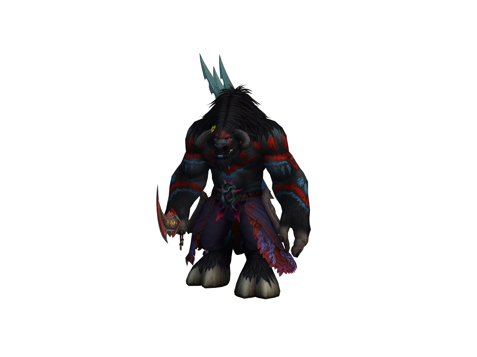 Falgrep 3D character render