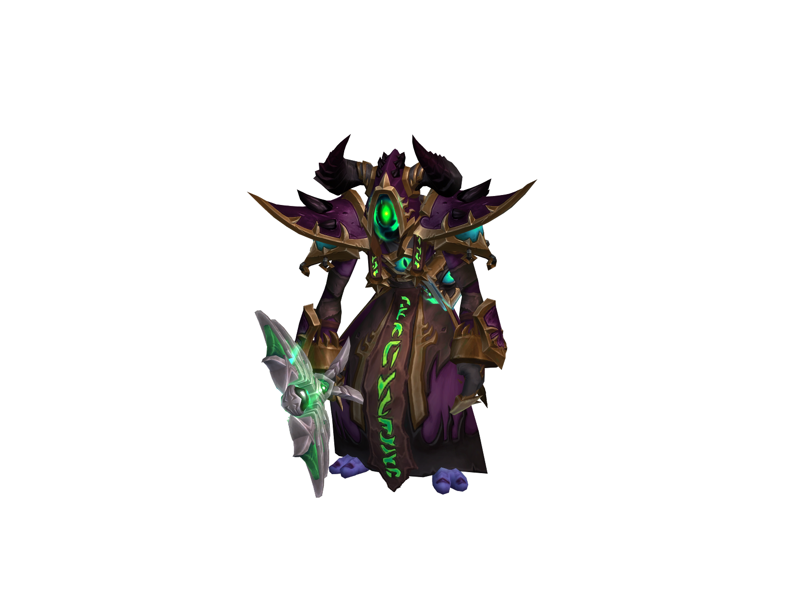 Warrusy 3D character render