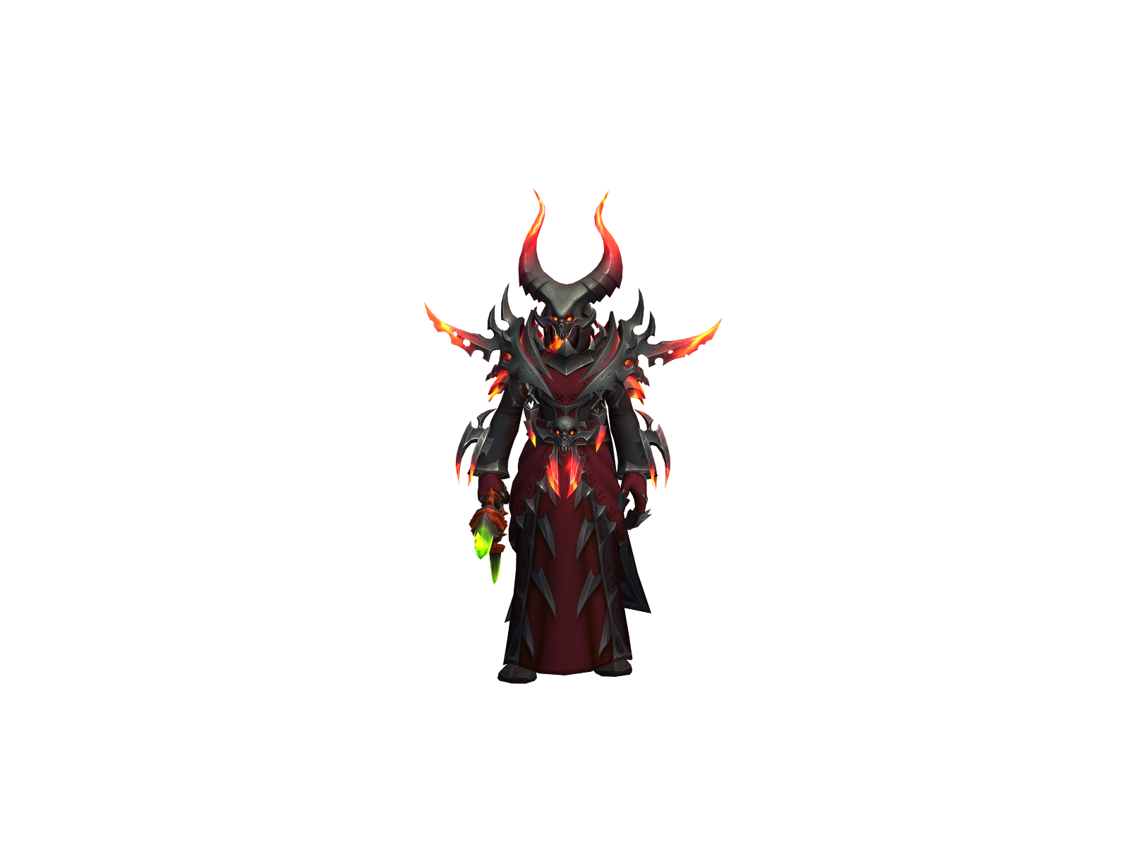Sorcérer 3D character render