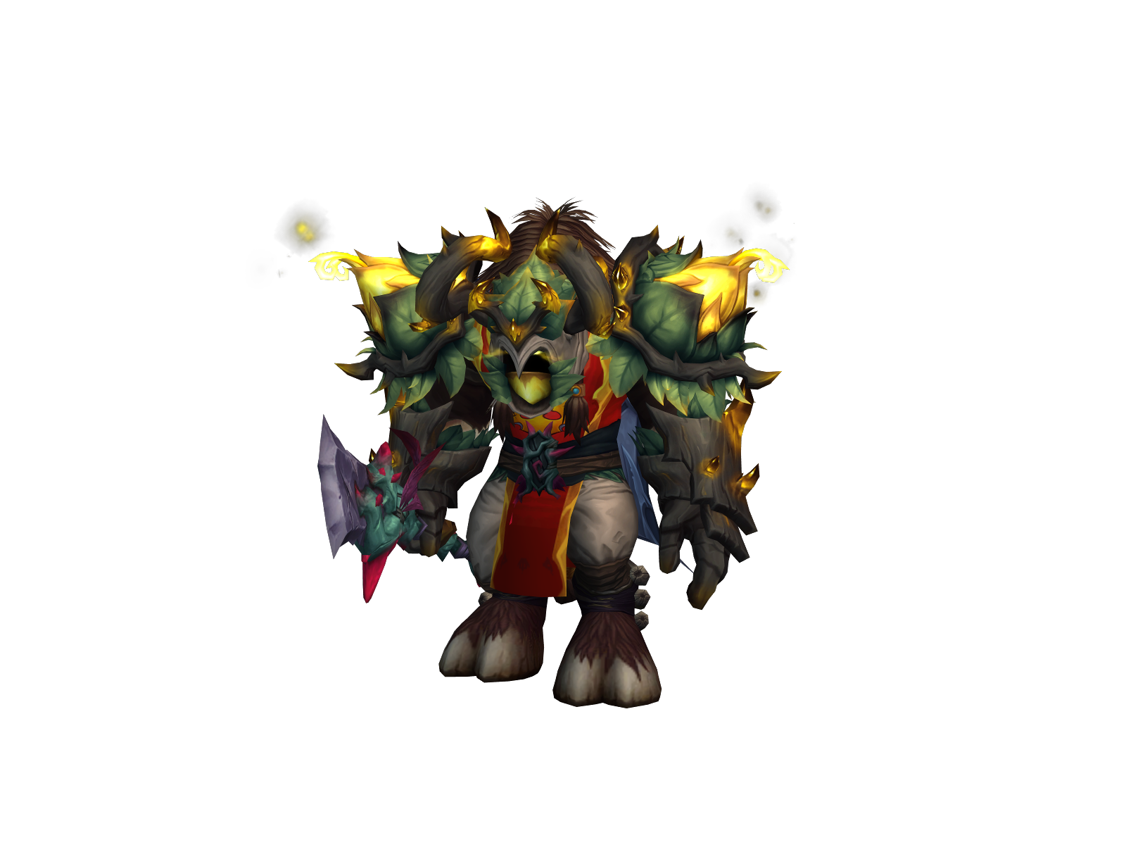 Angwybear 3D character render