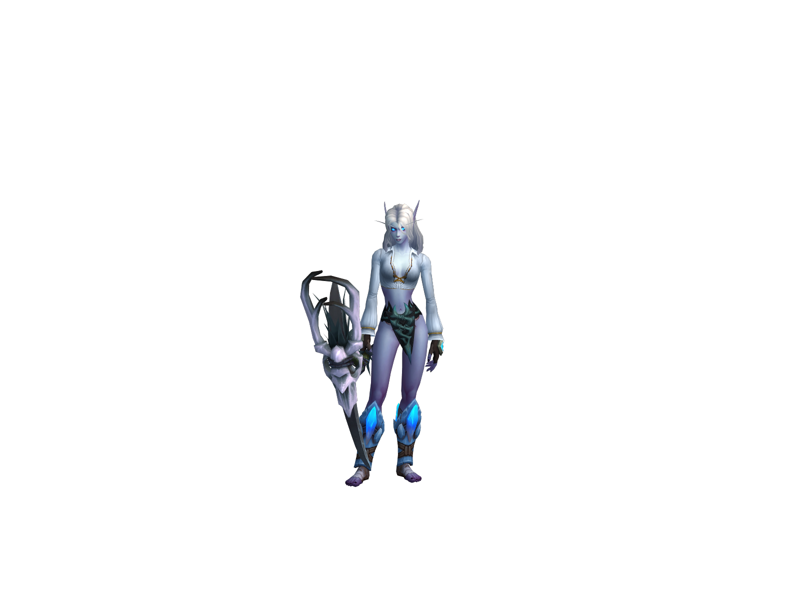 Glazincheeks 3D character render