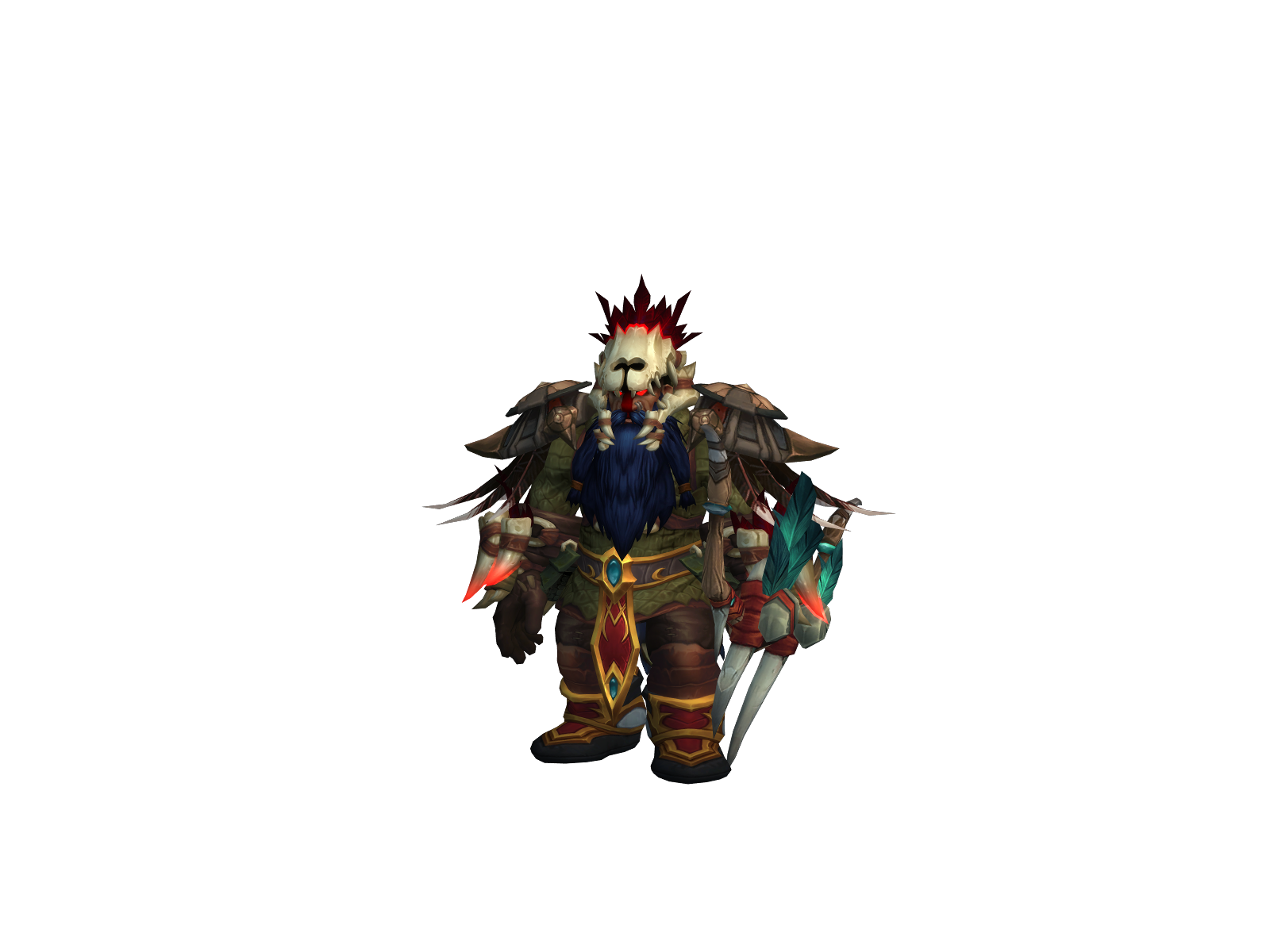 Airushrazor 3D character render