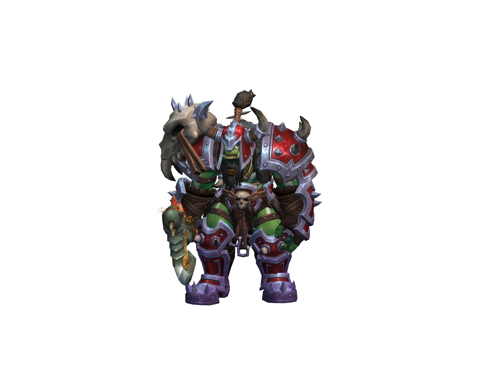 Iriak 3D character render