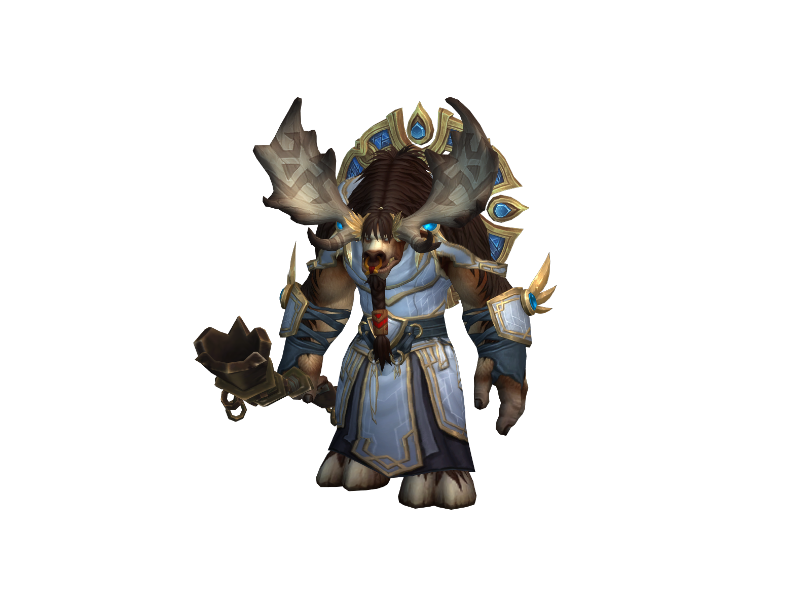 Brân 3D character render