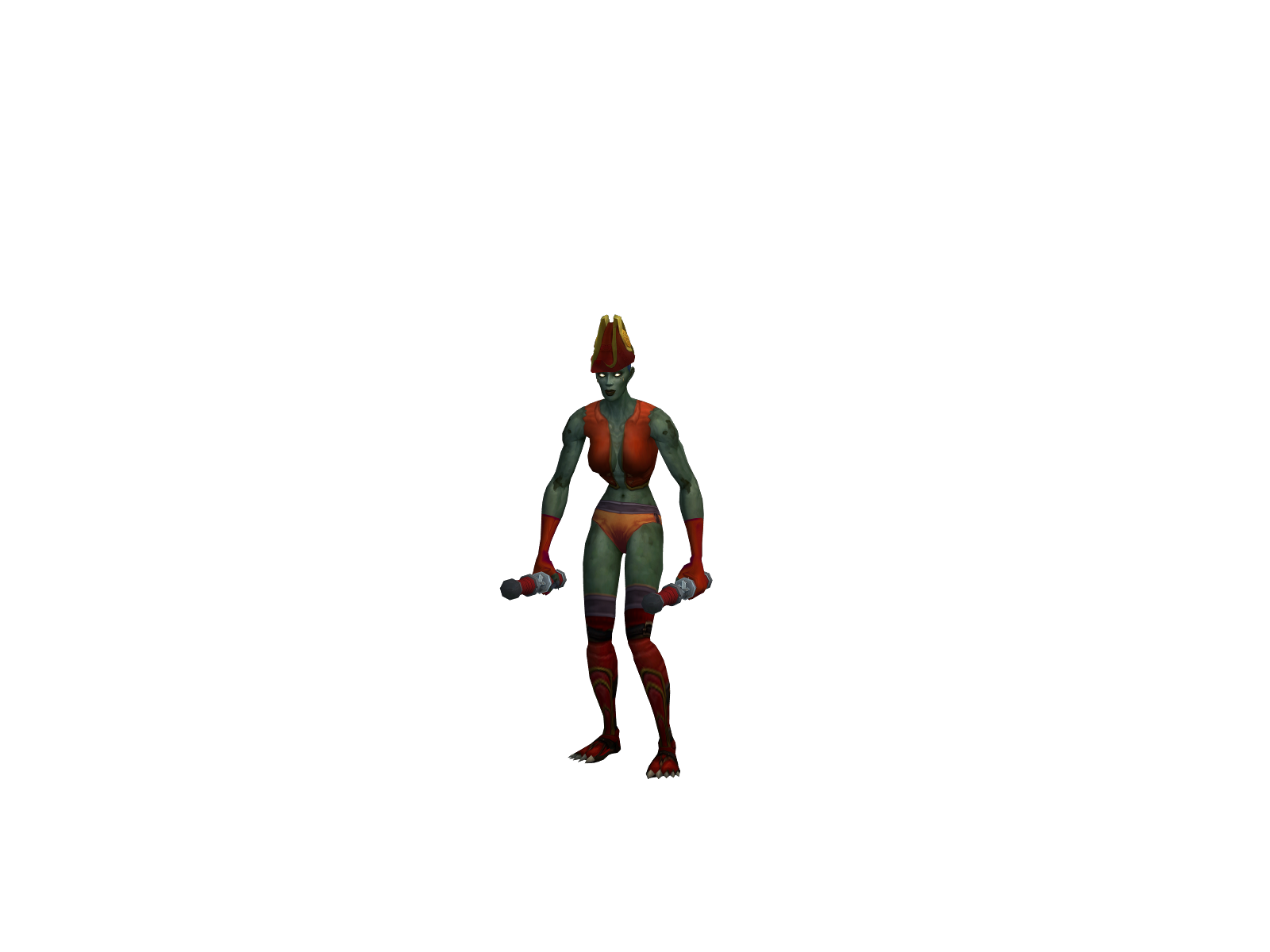 Filthypriest 3D character render