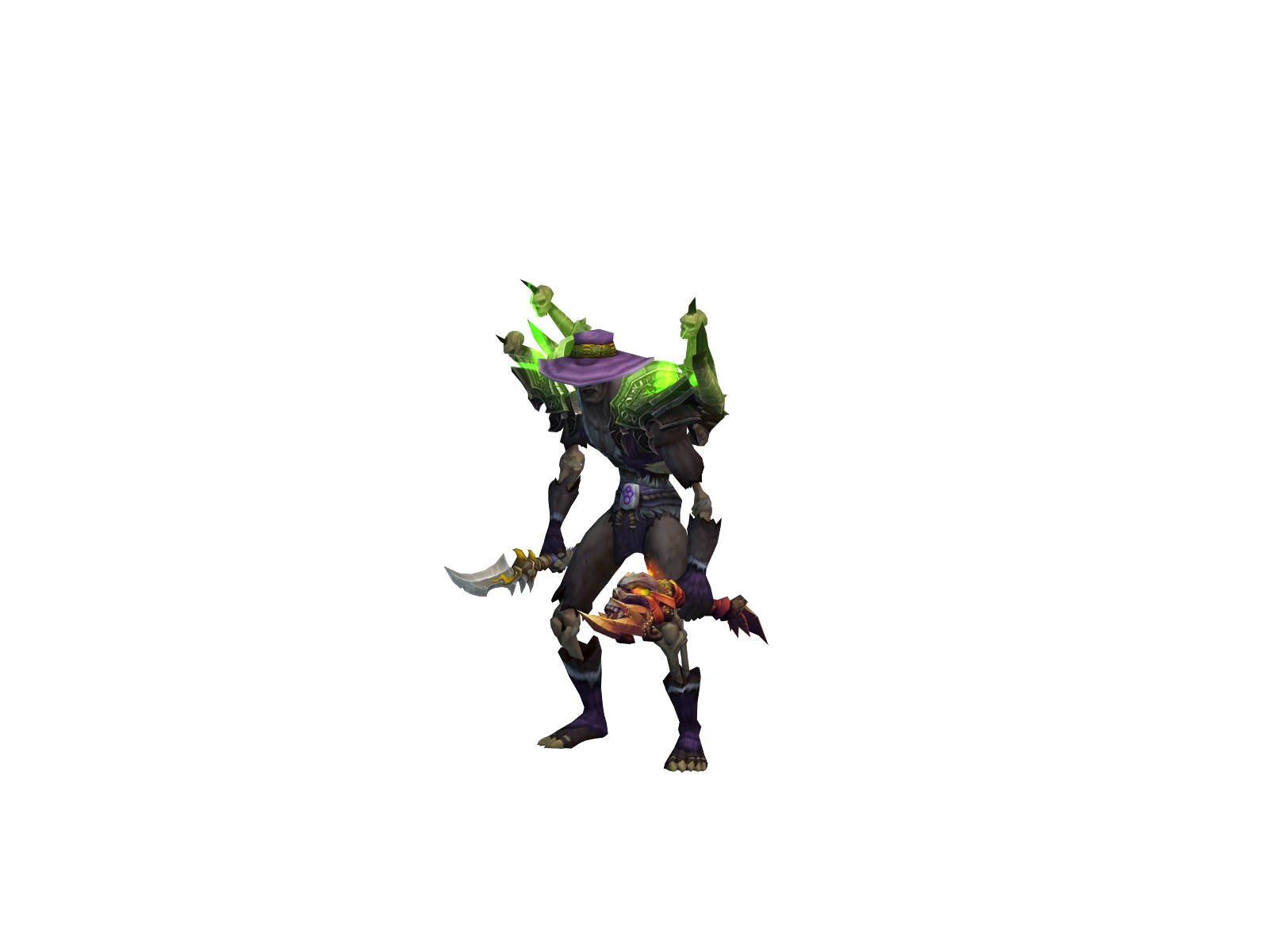Hólyspit 3D character render